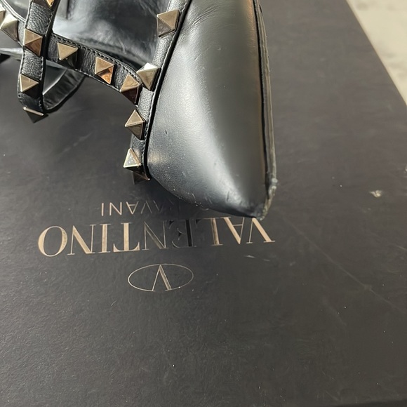 Valentino Rockstud Pumps, Black, 38 - Picture 4 of 7